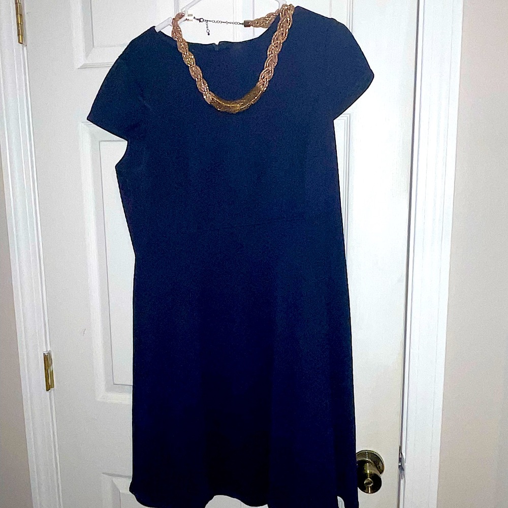 Navy blue dress